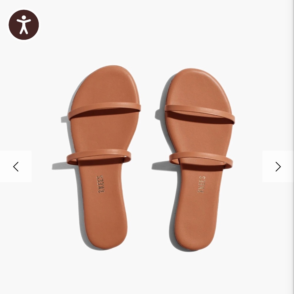 TKEES Gemma Sandals Au Naturale Size 9
